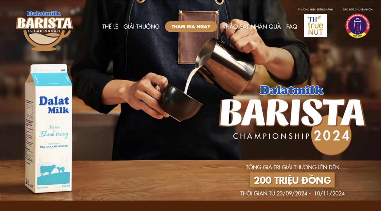 Khép lại vòng chung kết khu vực phía Bắc Cuộc thi pha chế chuyên nghiệp Dalatmilk Barista Championship (31/10/2014)
